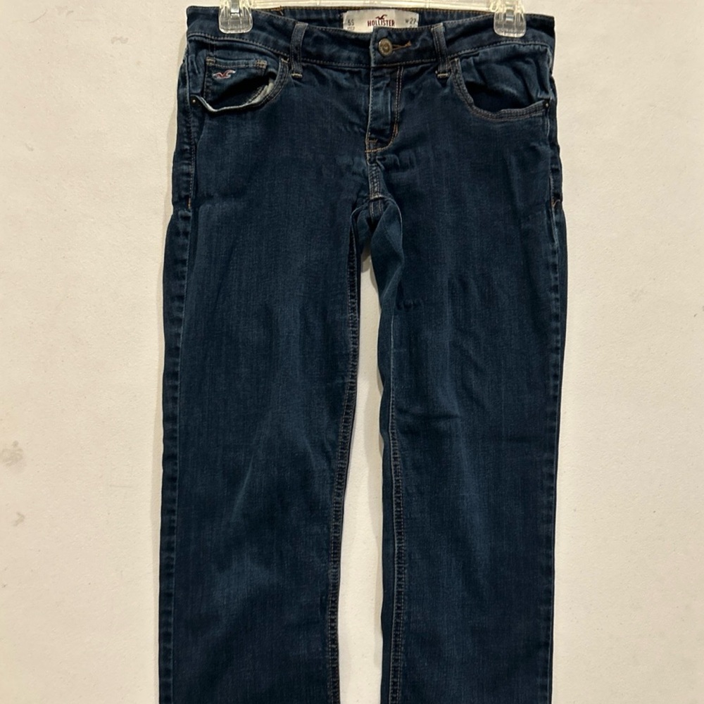 Hollister Junior Size 5S Ultra Low Rise Straight Jeans 2000s/90s Y2K Vintage EUC